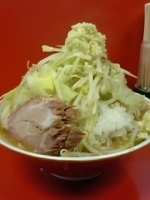 「味噌ラーメン、太麺、野菜大盛、ニンニク（￥650）」@ラーメン 麺徳 東陽町店の写真