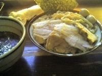 「つけ麺（鰹）+チャーシュー」@ラーメン無限大 船橋店の写真