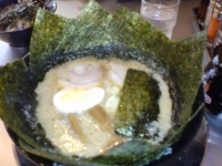 「ニンニクげんこつラーメン+のり」@らあめん花月嵐 亀戸駅前店の写真