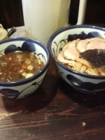 「つけ麺 チャーシュー3枚アップ」@とうかんやの写真