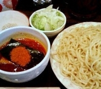 「赤辛つけ麺大盛（400g） 800円」@つけ麺 ちょうなんの写真