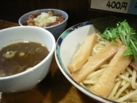 「つけめん（800円）+ぶたごはん（200円）」@らぁめん 葉月の写真