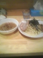 「つけ麺 と サービスライス」@らーめん海宝の写真