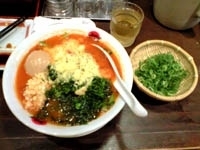 「太陽のチーズラーメン（全部のせ）+らぁリゾ」@太陽のトマト麺 荻窪店の写真