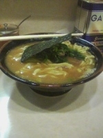 「麺固め と 小ライス」@神田ラーメン わいず 神田本店の写真