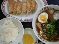 「中華そばセット￥840」@餃子の王将 浅草橋駅前店の写真