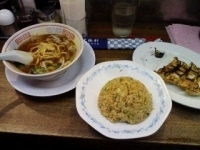 「ラーメンとチャーハンのセット」@新福菜館 港北店の写真