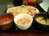 「三色つけめん(大盛)」@てんつくてんの写真