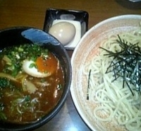 「つけ麺（こってり） 680円+生クリーム味玉 100円」@麺屋 青山 本店の写真