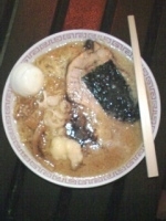 「ラーメン（800円）脂多め」@白山ラーメンの写真