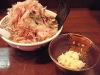 「とんこくらーめん+にん玉 【683円+210円】」@がいこつ軒の写真