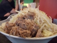 「ラーメン（麺大+野菜大）」@麺とび六方の写真