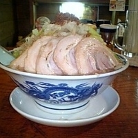 「ふじ麺（大盛） 680円+小ぶた 200円」@常勝軒 かすみがうら店の写真