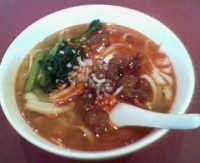 「四川風牛筋刀削麺」@四川料理 京華樓 本館の写真