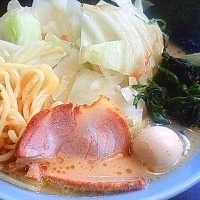 「ラーメン キャベツ （680円+50円）」@壱六家 大森店の写真