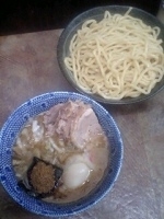 「つけめん+豚のせ+味玉」@六厘舎 本店の写真