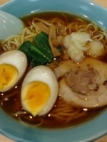 「らーめん+煮卵」@らーめん 風花の写真