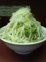 「ラーメン小（ヤサイマシマシ・ニンニクナシ）￥650」@ラーメン二郎 桜台駅前店の写真