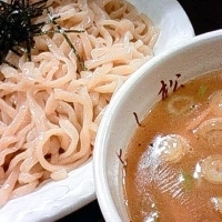 「とんつけ 太麺 大盛り （700円+100円）」@麺処 よし松の写真