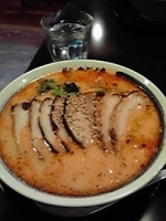 「釜焼きちゃーしゅうめん（赤）」@野田醤油らーめん 麺屋あじくま 初石店の写真