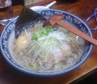 「塩+ネギ+ニンニク」@東京こだわり麺屋 らーめん殿の写真