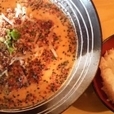 担々麺（中辛）￥650+ライス（サービス）