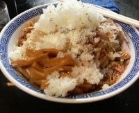 「まぜそば800円」@匠神角ふじ 柏店の写真