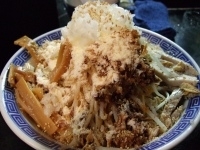 「まぜそば+大盛」@匠神角ふじ 柏店の写真