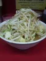 「小ラーメン ヤサイ+カラメ+にんにく」@ラーメン二郎 桜台駅前店の写真