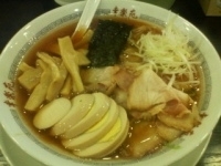 「極旨醤油らーめん・ちょっとおつまみ ￥724」@幸楽苑 日立相田店の写真