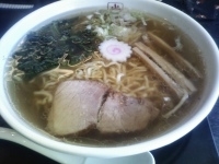 「中華そば(白しょうゆ、細麺)、中盛り」@ラーメン屋 我礫の写真