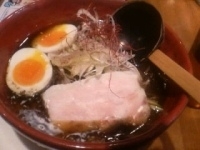 「黒味噌味玉入り（830円）」@黒味噌らーめん 初代けいすけ 品川店の写真