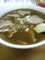 「カレーラーメン+チャーシュー」@やまや食堂の写真