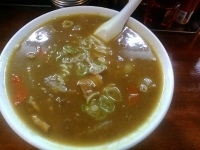 「カレーラーメン￥650」@手打ラーメン成味の写真