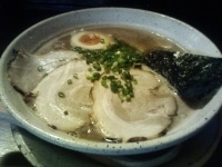 「マトヤ豚骨らぁ麺(バリカタ)+替え玉(粉落とし)」@麺処 マトヤの写真