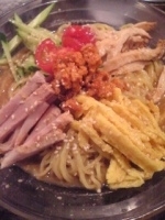 「冷やし中華+杏仁豆腐」@光麺 池袋本店の写真