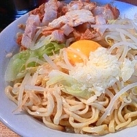 「油そば （700円）」@ラーメン髭の写真