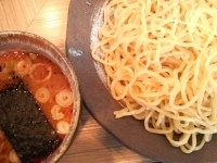 「辛味つけめん（大盛り）￥730」@つけめん専門店 一歩の写真