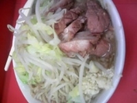 「小ブタ入り 650円」@ラーメン二郎 小岩店の写真