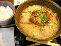 「炎820円白飯100円」@かごじまめん 隼人 大門店の写真