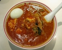 「蒙古タンメン+ゆで玉子」@蒙古タンメン 中本 西池袋店の写真