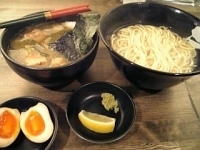 「匠流つけ麺（麺:釜揚げ・スープ:濃厚）大盛り+味玉」@羅麺家 匠の写真