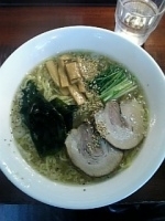 「塩らーめん（こってり、大盛）」@小笠原塩ラーメン 海皇の写真