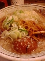 「特製ネギラーメン大盛（900円）」@環七ラーメン てらっちょの写真