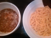 「つけ麺（あつもり）」@麺屋錦 新橋の写真