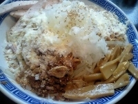 「まぜそば（赤） 800円」@匠神角ふじ 柏店の写真