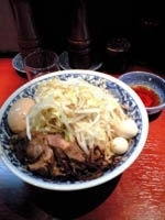 「油そば+味付け玉子」@麺香房 暖々の写真