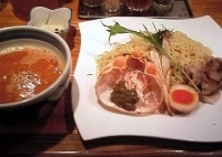 「蟹味噌つけ麺+バターコーンご飯」@麺や 庄のの写真