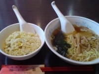 「チャーハンセット800円」@桜華の写真