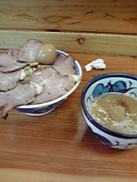 「チャーシューつけ麺+味玉」@らーめんはたかくるの写真